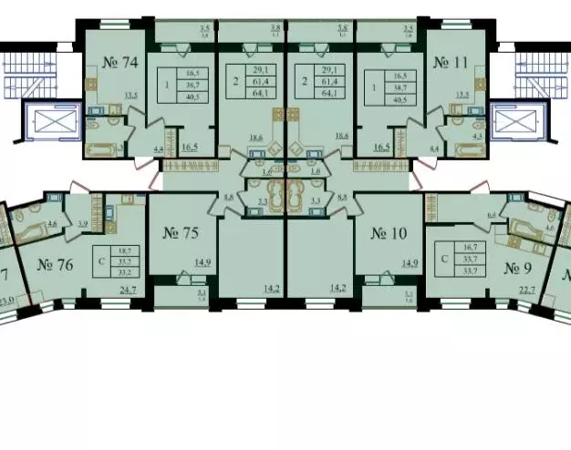 1-к кв. Ленинградская область, Гатчина Красносельское ш., 4А (40.5 м) - Фото 2