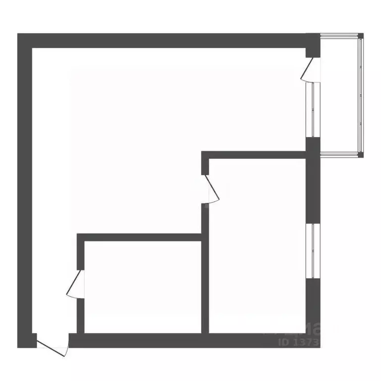 1-к кв. Амурская область, Благовещенский район, с. Чигири ул. ... - Фото 2