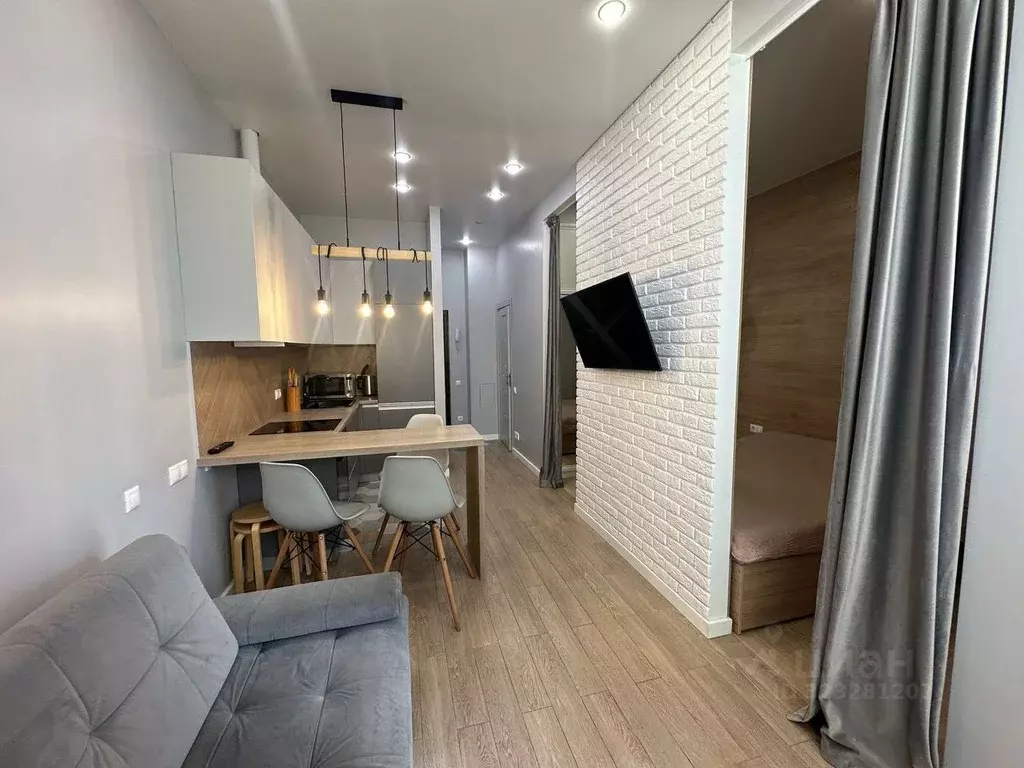 Студия Краснодарский край, Сочи Мамайка мкр, ул. Крымская, 89 (32.0 м) - Фото 1