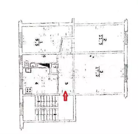 3-к. квартира, 55,3 м, 2/2 эт. - Фото 0