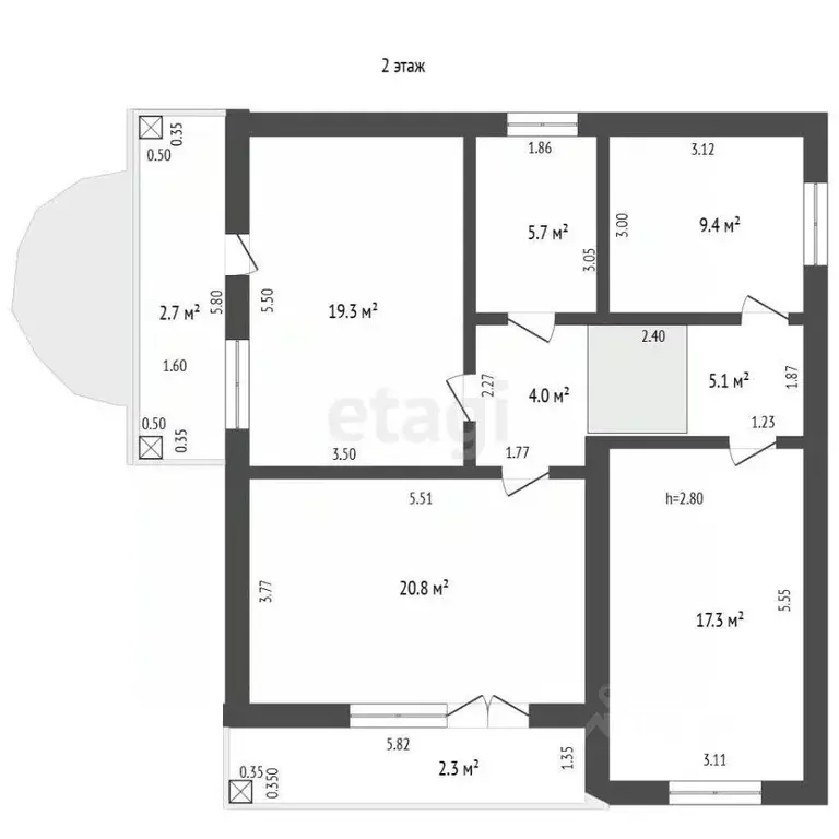 Дом в Краснодарский край, Краснодар ул. Аграрная, 5 (170 м) - Фото 2