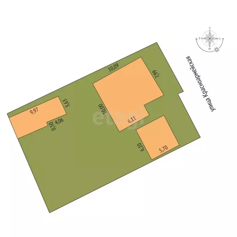 Дом в Амурская область, Благовещенск Красноармейская ул., 232 (60 м) - Фото 2