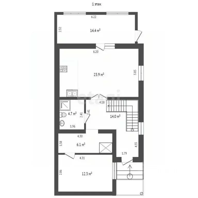 Дом в Севастополь ул. Анатолия Халина, 13 (137 м) - Фото 2