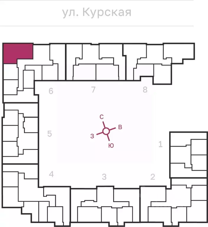 3-к кв. Санкт-Петербург Курская ул., 27 (90.45 м) - Фото 1