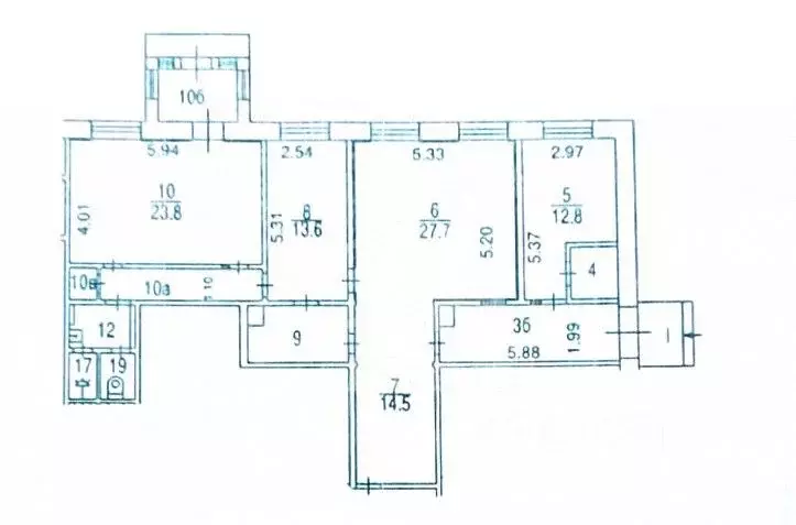 Помещение свободного назначения в Москва 9-я Северная линия, 3В (126 ... - Фото 1