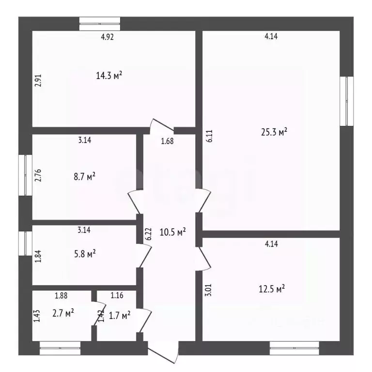 Дом в Тюменская область, Тюмень  (90 м) - Фото 2