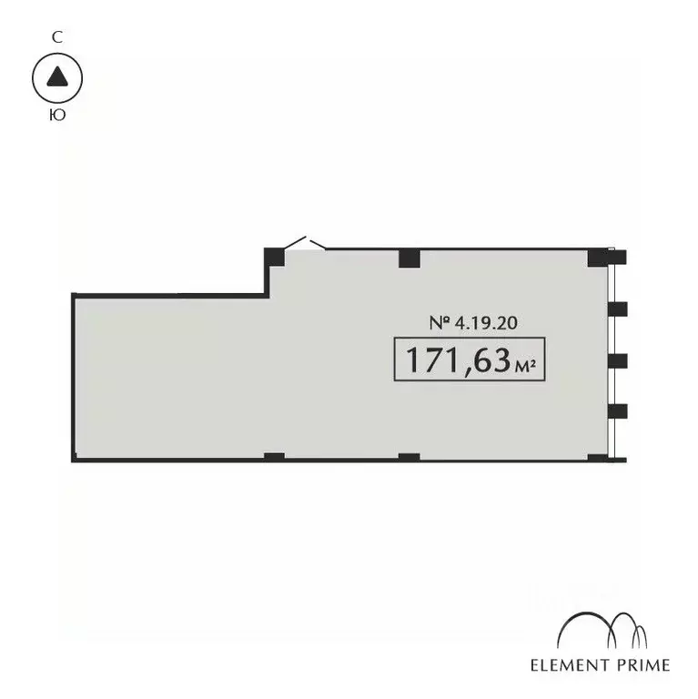 Офис в Санкт-Петербург Левашовский просп., 15 (172 м) - Фото 2