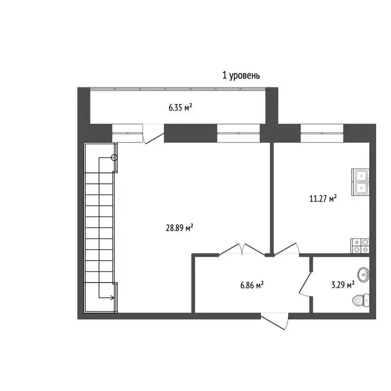 3-комнатная квартира: Тобольск, 10-й микрорайон, 9А (91.7 м) - Фото 1