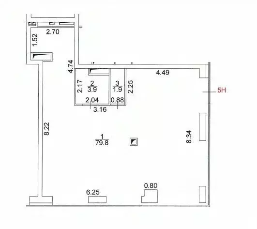 Помещение свободного назначения в Москва Мосфильмовская ул., 98к1 (86 ... - Фото 1