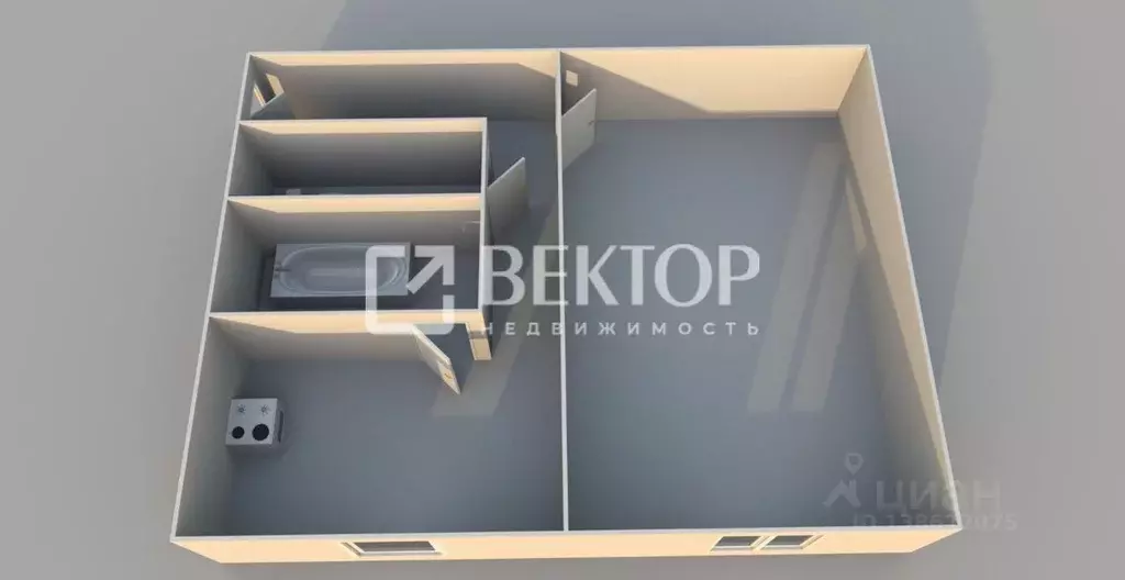 1-к кв. Ярославская область, Ярославль ул. Большая Октябрьская, 63А ... - Фото 2