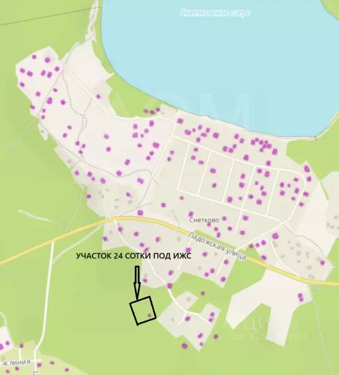 Участок в Ленинградская область, Приозерский район, Ларионовское ... - Фото 1