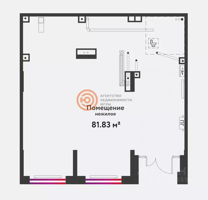 Помещение свободного назначения в Тюменская область, Тюмень ул. 50 лет ... - Фото 1