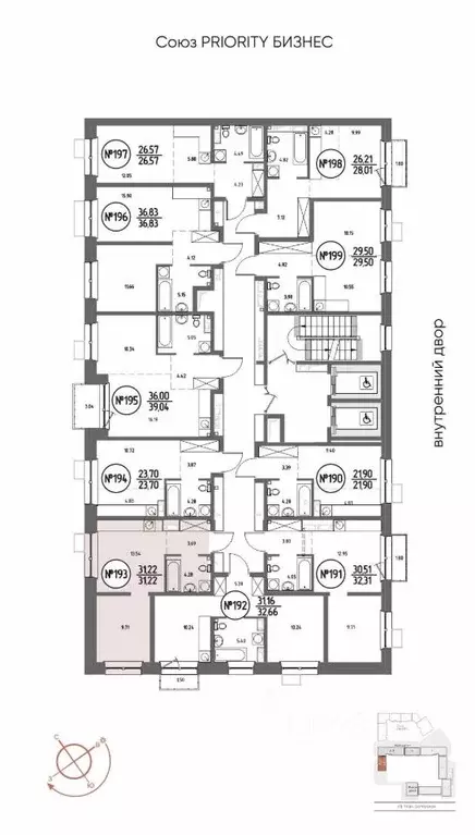 1-к кв. Иркутская область, Иркутск Макс жилой комплекс (31.22 м) - Фото 2