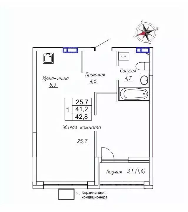 1-к кв. Приморский край, Надеждинский район, пос. Новый ул. Ленина, ... - Фото 1
