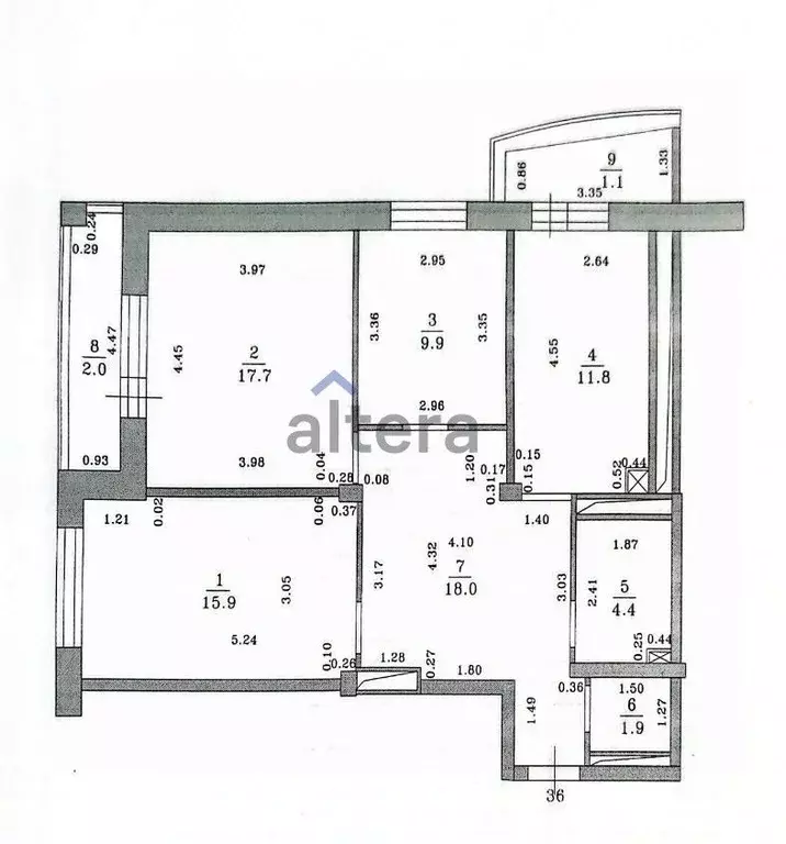3-к кв. Татарстан, Казань ул. Сибирский Тракт, 23Б (83.0 м) - Фото 1