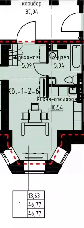 2-к кв. Челябинская область, Магнитогорск просп. Карла Маркса, 27 ... - Фото 2