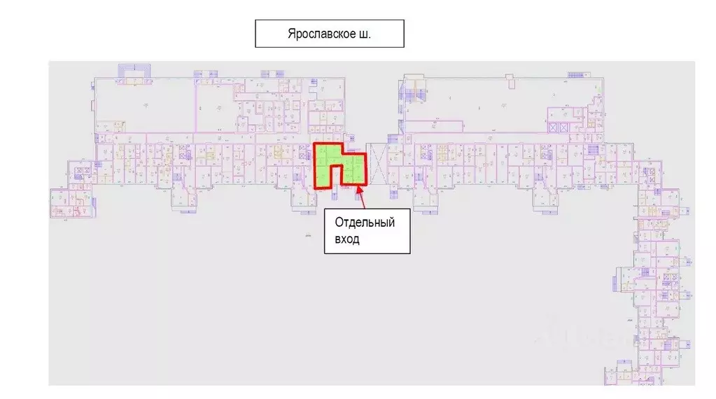 Помещение свободного назначения в Москва Ярославское ш., 144 (102 м) - Фото 1