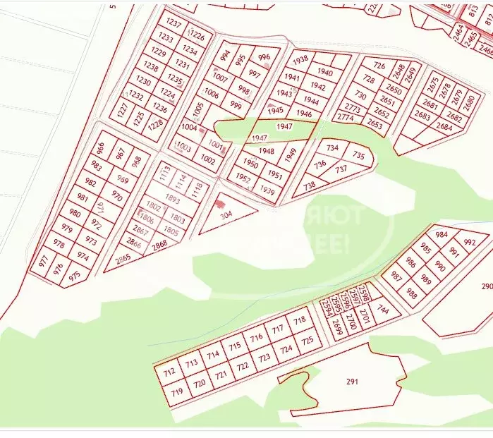 Участок в посёлок Протасы, 40-й квартал (9.52 м) - Фото 2