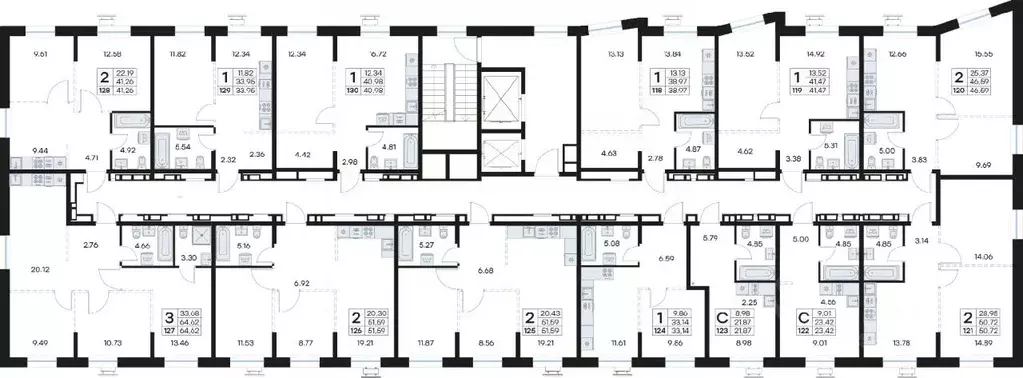 1-к кв. Приморский край, Владивосток Клуб 25 жилой комплекс, 3 (40.98 ... - Фото 2