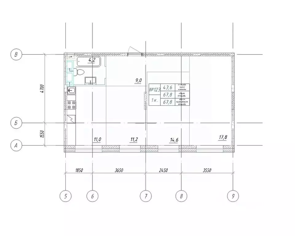 1-к кв. Приморский край, Большой Камень ул. Ленина, 14 (67.8 м) - Фото 1