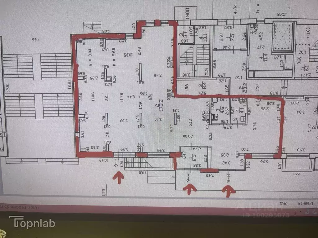 Помещение свободного назначения в Санкт-Петербург просп. Героев, 35 ... - Фото 1