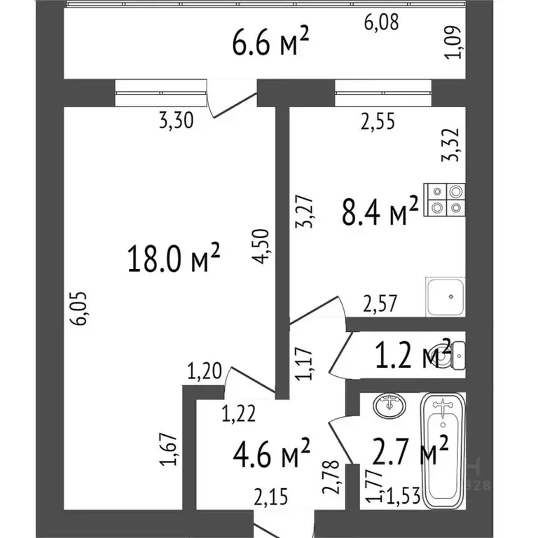 1-к кв. Владимирская область, Муром ул. Артема, 39 (36.9 м) - Фото 1
