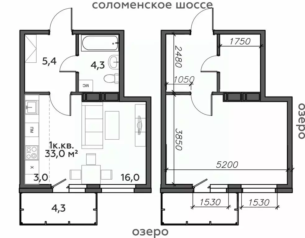 1-к кв. Карелия, Петрозаводск Район Северная промзона, Вороний Наволок ... - Фото 0