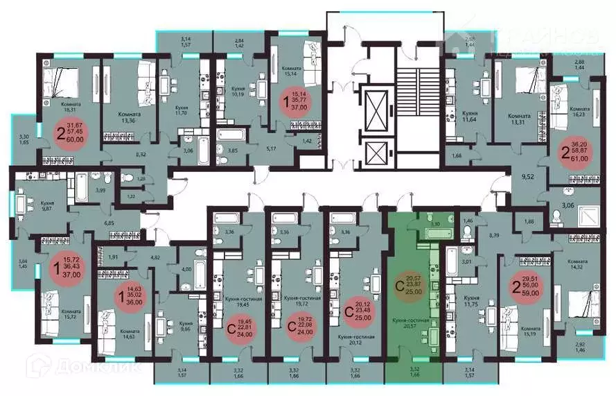 Продаётся квартира-студия, 25 м - Фото 1