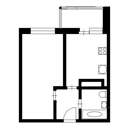 1-к кв. Ленинградская область, Кудрово г. Всеволожский район, ... - Фото 2