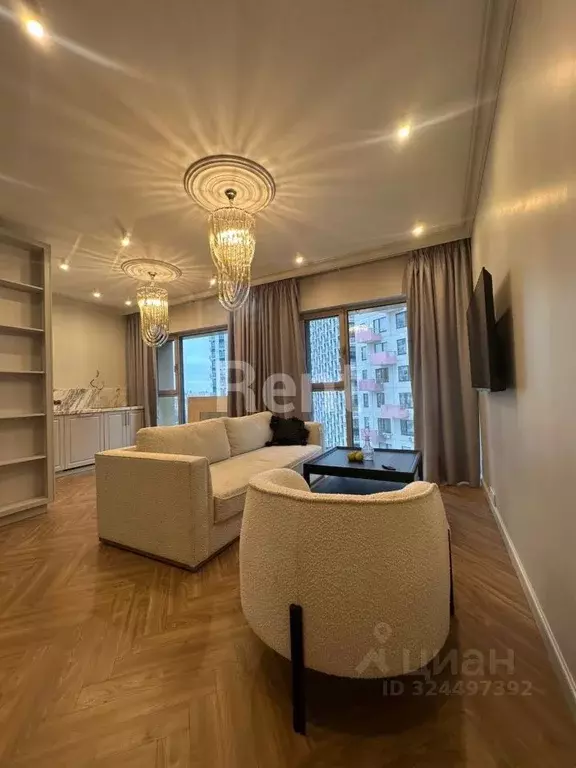 3-к кв. Москва ул. Народного Ополчения, 13 (75.0 м) - Фото 1