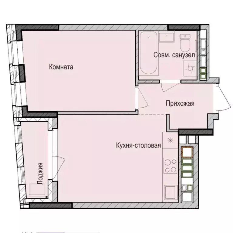 1-к кв. Татарстан, Казань Седьмое Небо жилрайон, Унай жилой комплекс ... - Фото 1