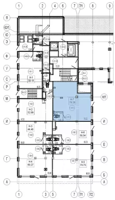 Помещение свободного назначения в Санкт-Петербург ул. Курчатова (79 м) - Фото 1