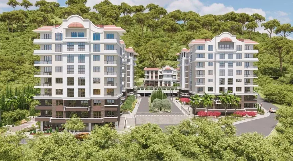 2-к кв. Крым, Ялта муниципальный округ, Восход пгт ул. Авроры, 77к2 ... - Фото 2