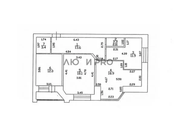 3-к кв. Кировская область, Киров ул. Казанская, 66Б (80.1 м) - Фото 2