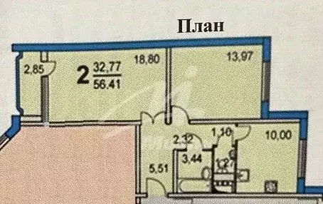 2-к кв. Московская область, Мытищи Юбилейная ул., 16 (56.0 м) - Фото 1