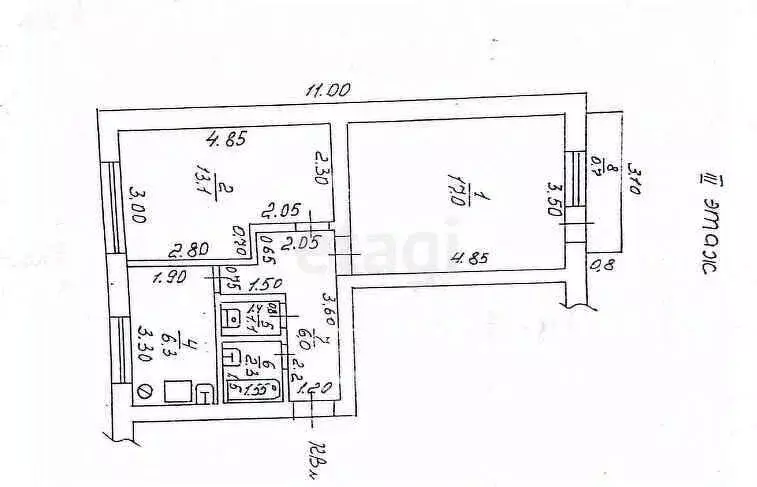 2-к кв. Краснодарский край, Анапа муниципальный округ, с. Цибанобалка ... - Фото 2