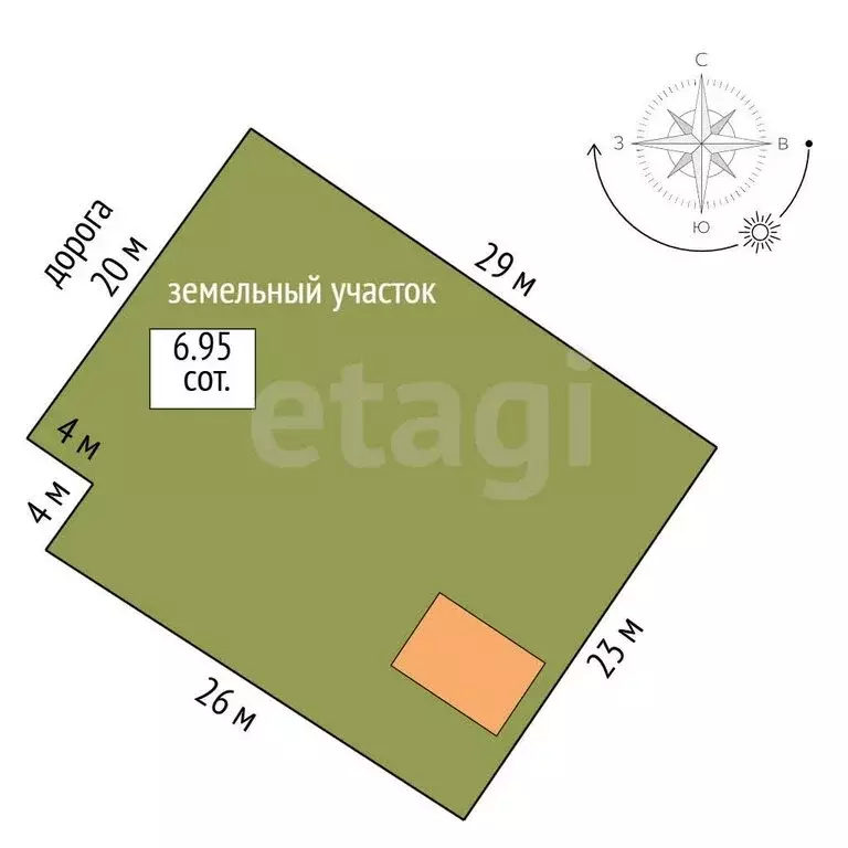 Дом в Чебаркуль, СНТ Металлург-2 (22.9 м) - Фото 1