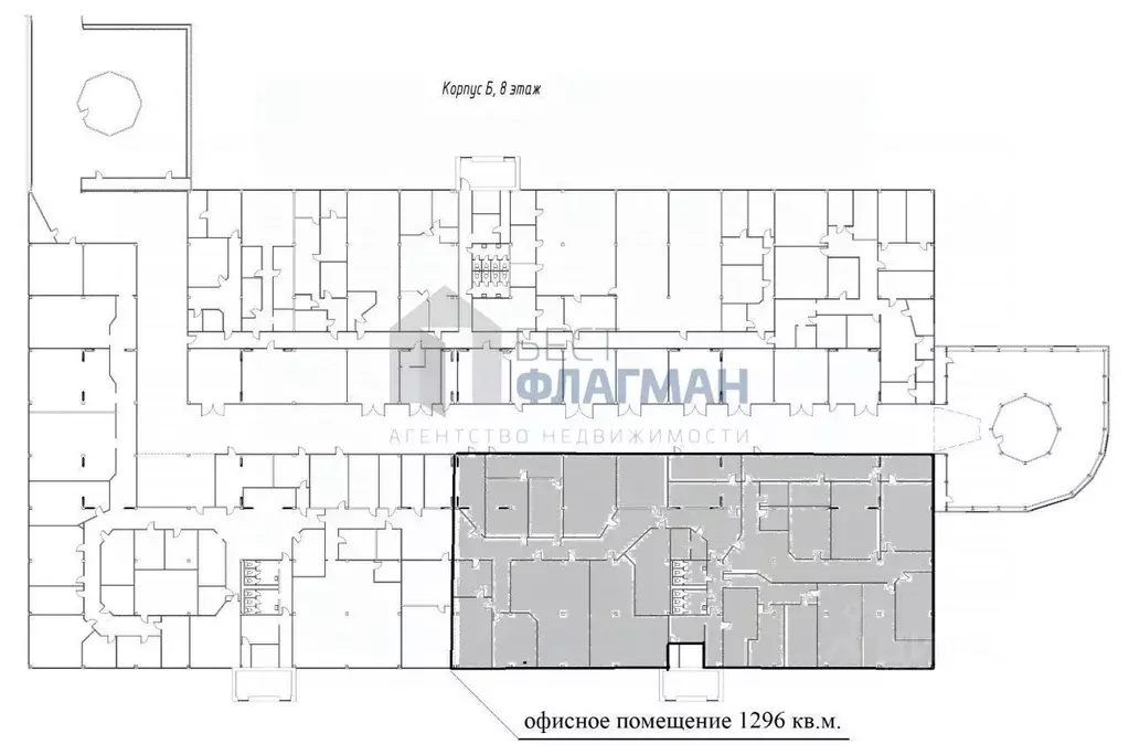 Офис в Москва Киевское шоссе, 22-й км, 4с1кА (1296 м) - Фото 1