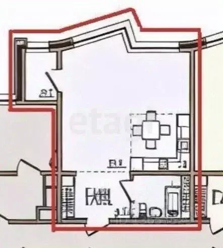 2-к кв. Иркутская область, Иркутск ул. Бородина, 4 (43.8 м) - Фото 2