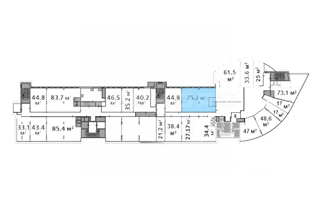 Офис в Санкт-Петербург Гапсальская ул., 5 (75 м) - Фото 2