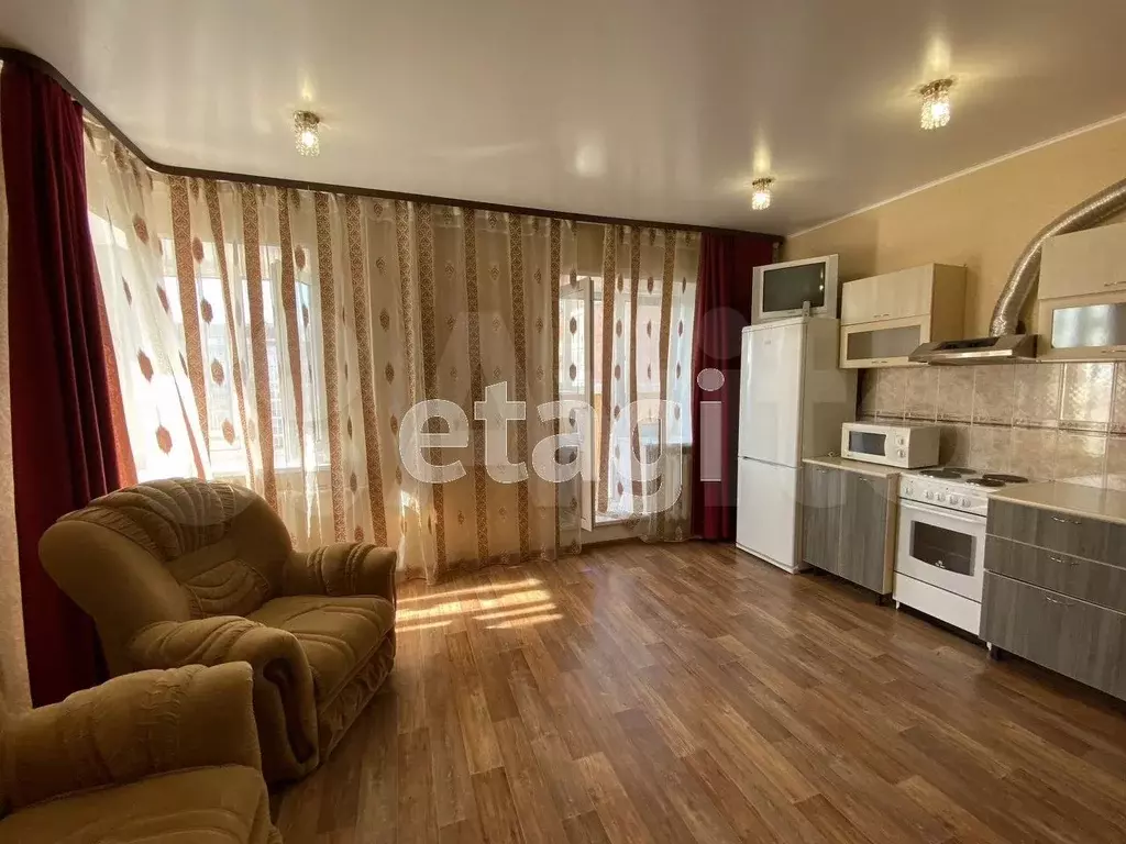 Квартира-студия, 44 м, 8/9 эт. - Фото 1