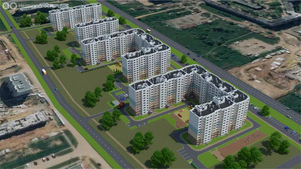 2-комнатная квартира: Ярославль (51.61 м) - Фото 1