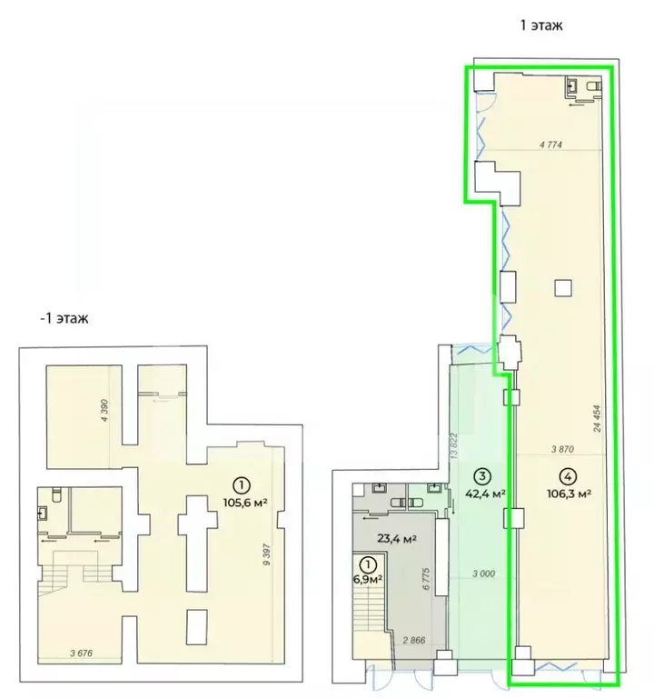 Помещение свободного назначения в Москва Большой Сухаревский пер., ... - Фото 2