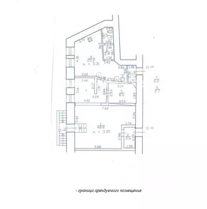 Помещение свободного назначения в Санкт-Петербург Каменноостровский ... - Фото 2