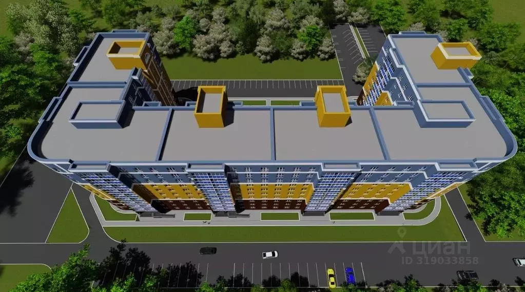 2-к кв. Мордовия, Саранск Мордовская ул., 35к200 (66.36 м) - Фото 1