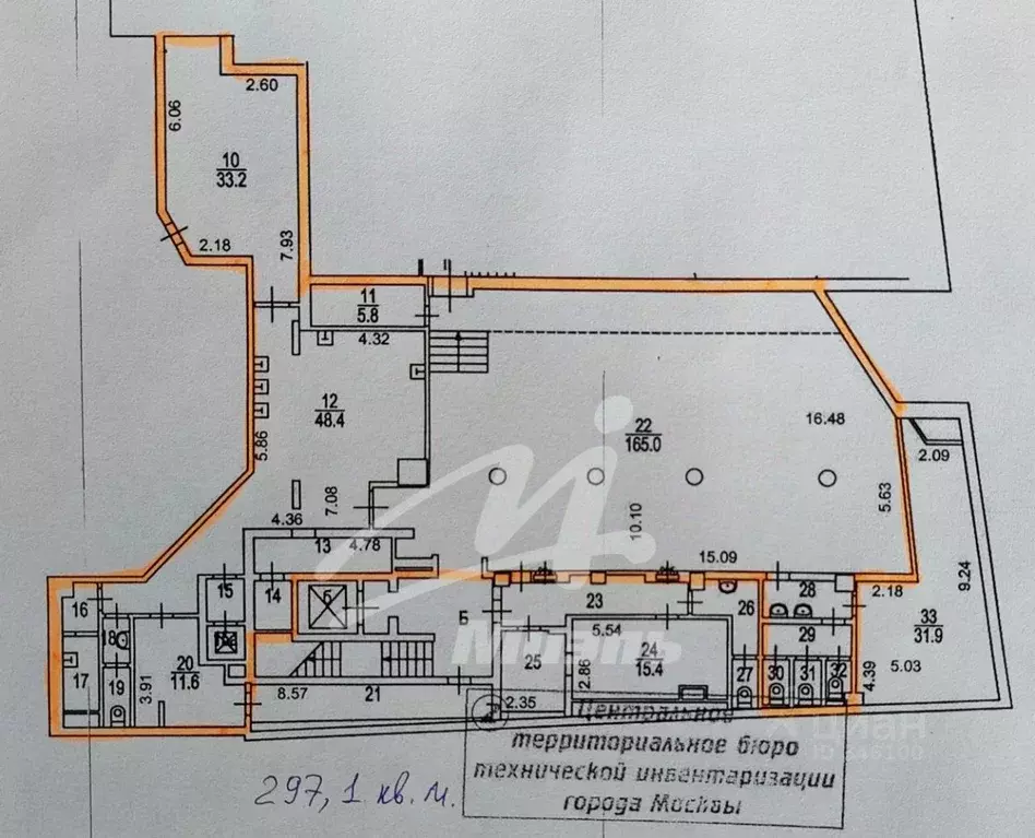 Производственное помещение в Москва Николоямская ул., 40С1 (297 м) - Фото 1