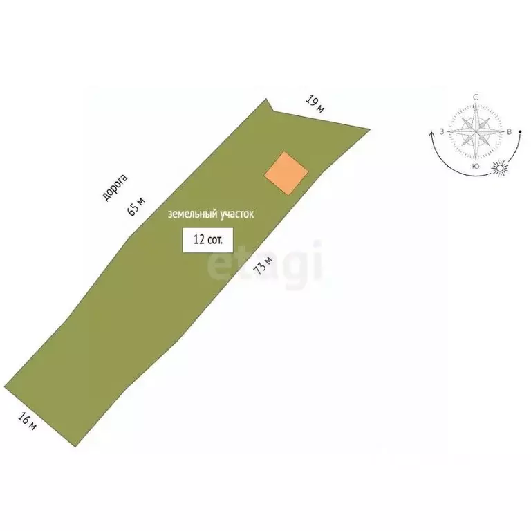 Участок в Калининградская область, Калининград Мелиоратор СНТ,  (12.0 ... - Фото 1