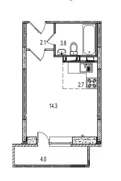 1-к кв. Московская область, Ногинск Богородский городской округ, ул. ... - Фото 1