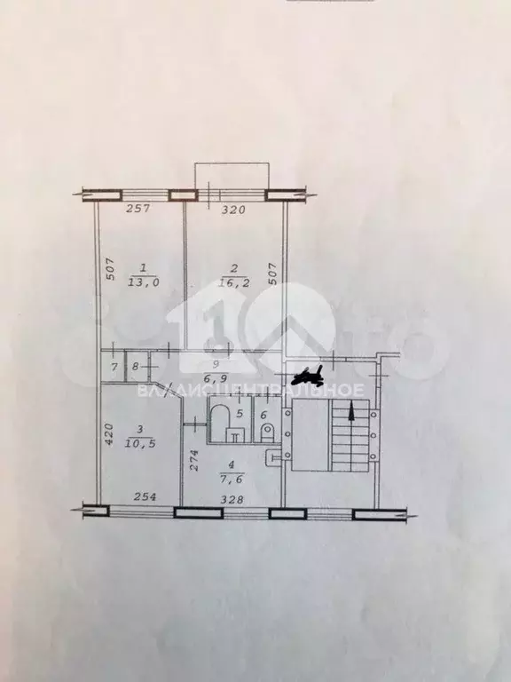 3-к. квартира, 60 м, 5/5 эт. - Фото 0