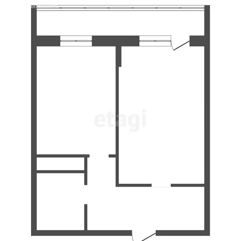 1-комнатная квартира: Воронеж, Олимпийский бульвар, 12 (50 м) - Фото 1